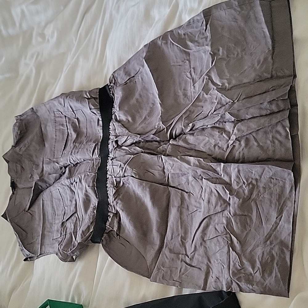 Last Chance. Theory grey dress